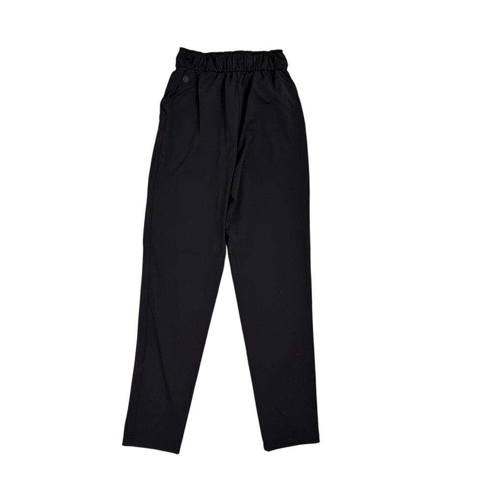 Lululemon Keep Moving Black Pull On Ankle Athleisure Pants Size 0 - Picture 3 of 6
